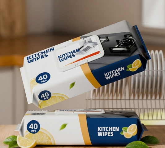 Pack of 80-Kitchen Cleaning Wipes
