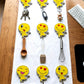 Pack of 9 Pcs Emoji Wall Hooks