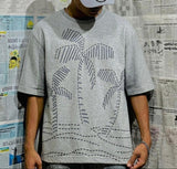 Palm Tree Drop Shoulder T-Shirt
