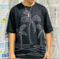 Palm Tree Graphic Printed Dropshoulder