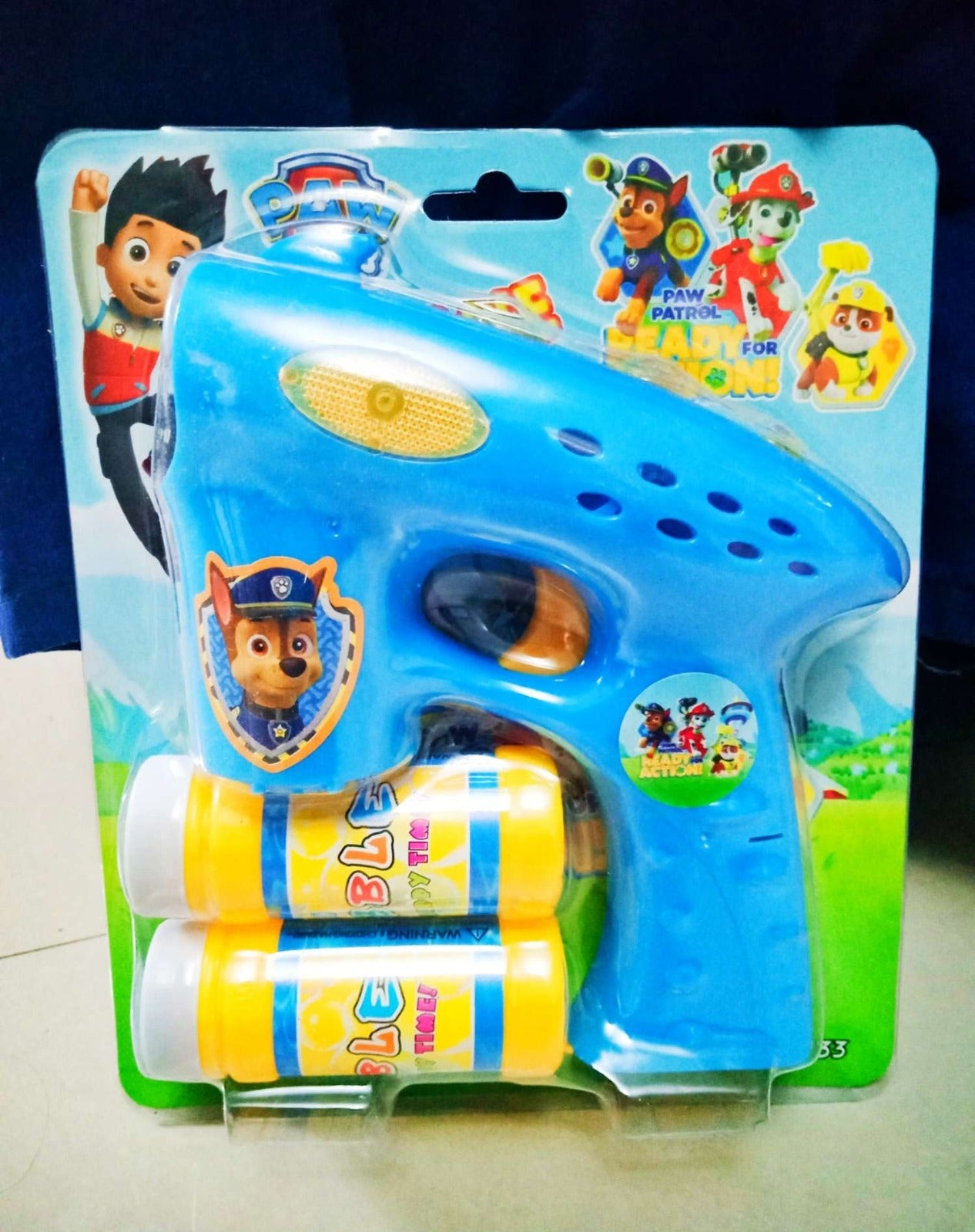 Paw Petrol Bubble Gun