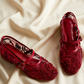 Pearl Embroidered Flat