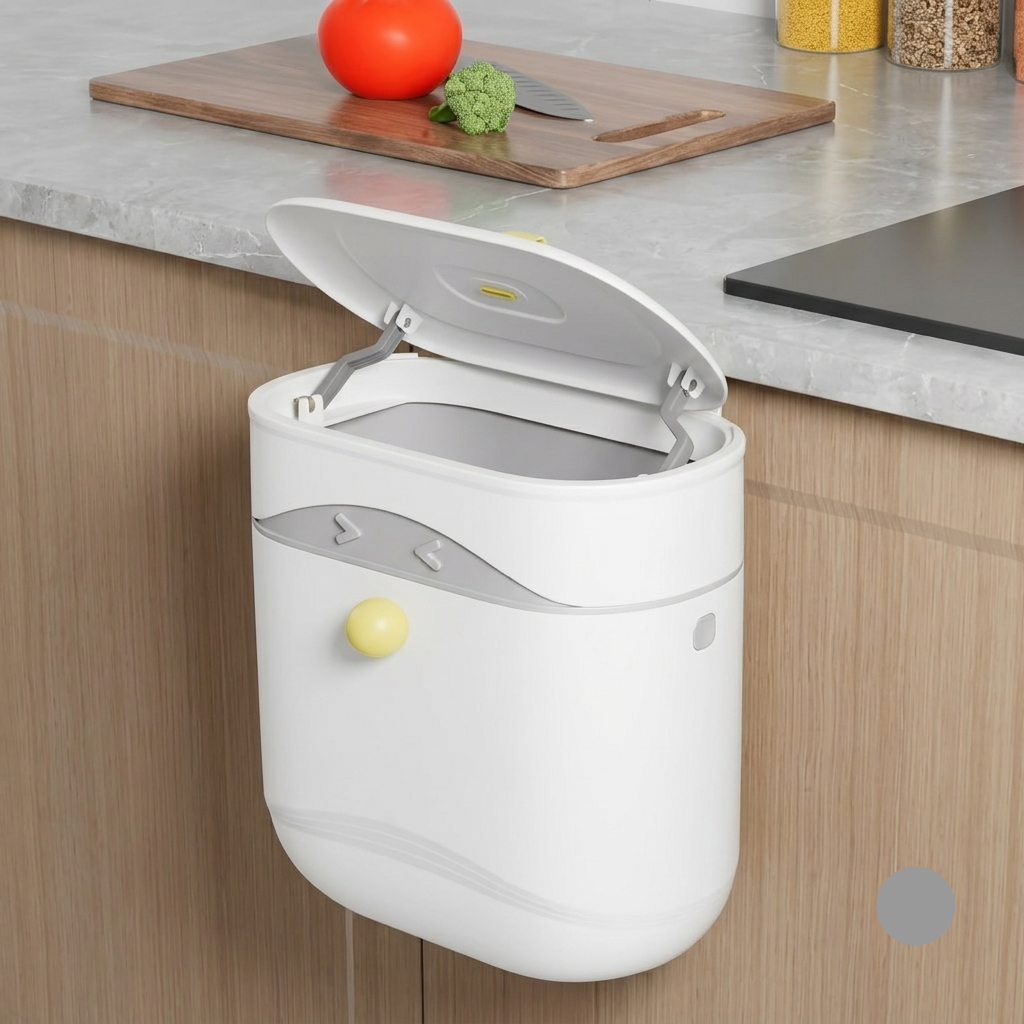 Penguin Wall Mounted Foldable Trash Bin