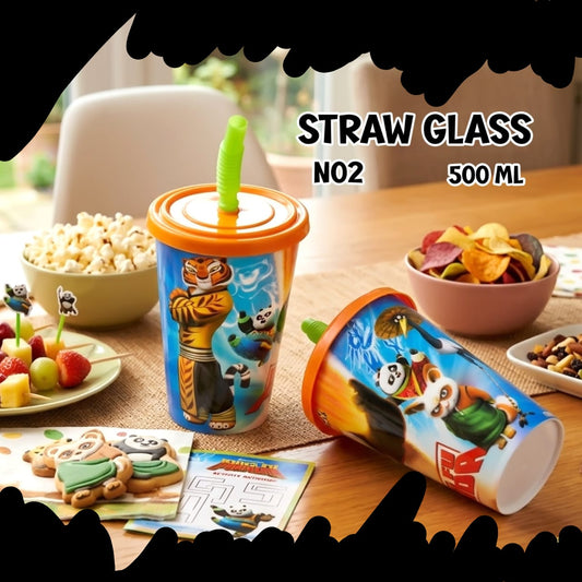 Pack Of 3-Plastic Cartoon Hero Glass