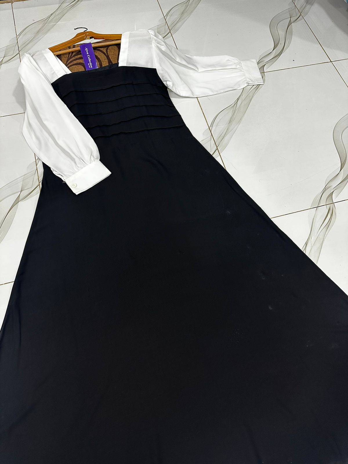 Platted Georgette Maxi