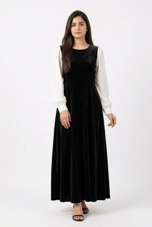 Platted Georgette Maxi