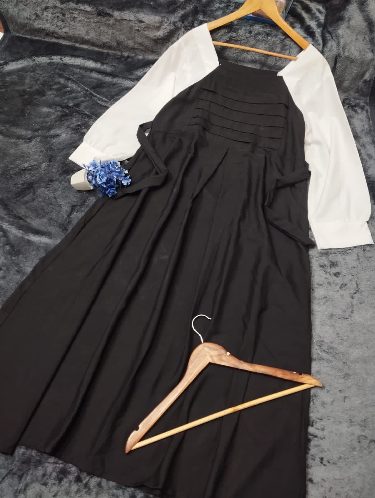 Platted Georgette Maxi
