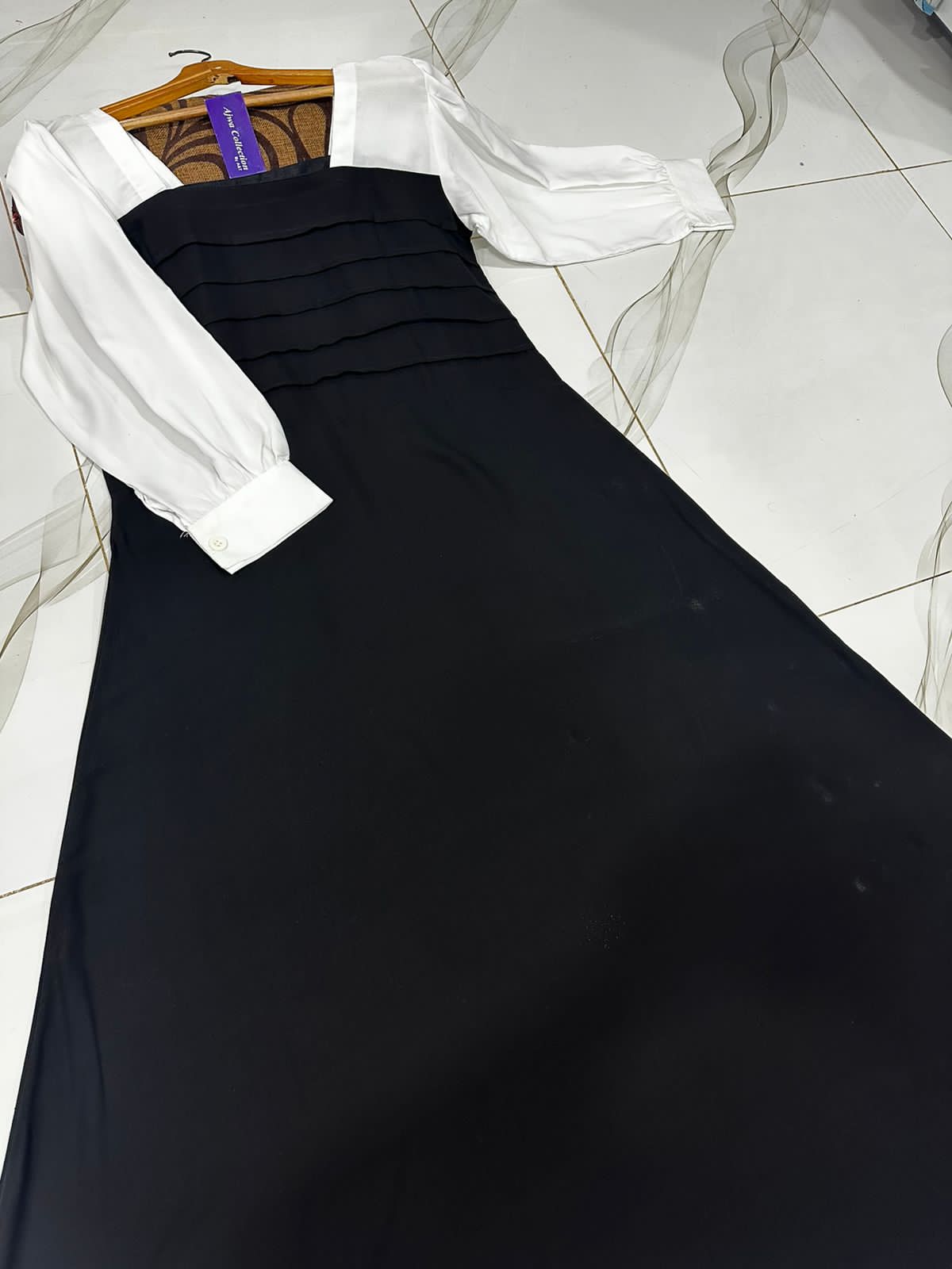 Platted Georgette Maxi