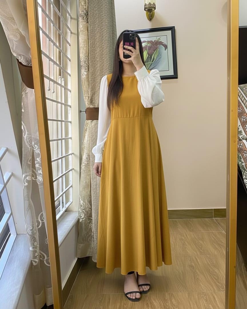 Platted Georgette Maxi