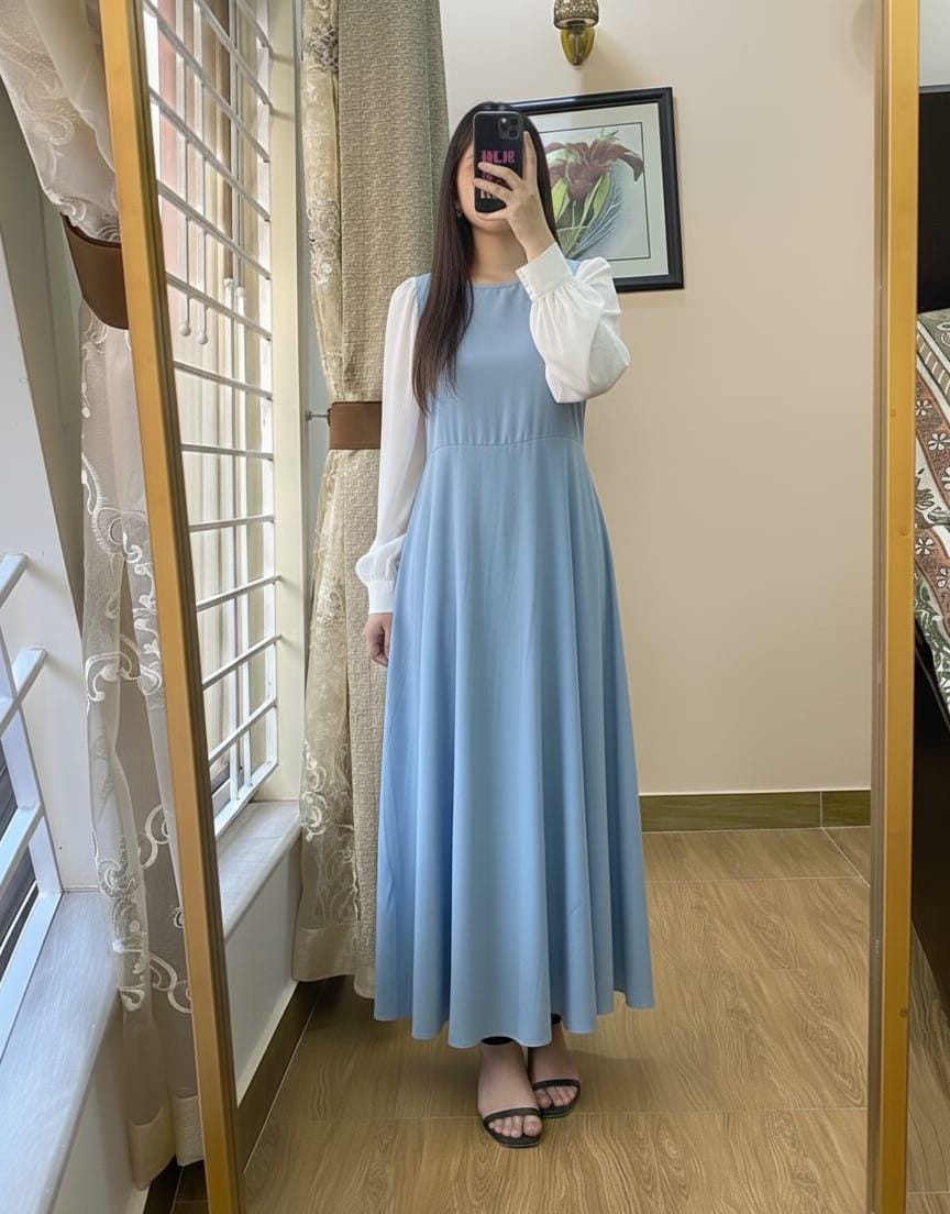 Platted Georgette Maxi