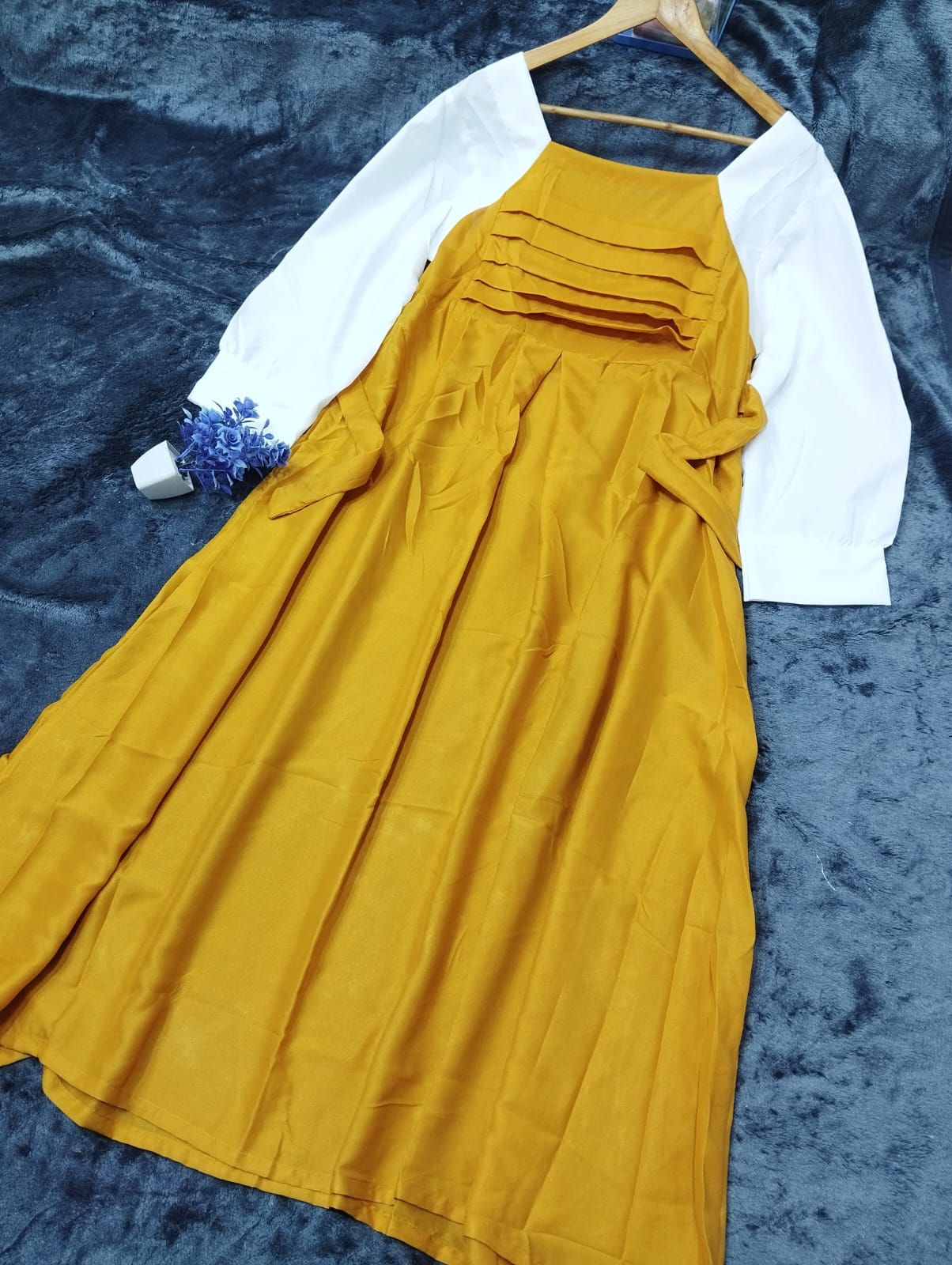 Platted Georgette Maxi