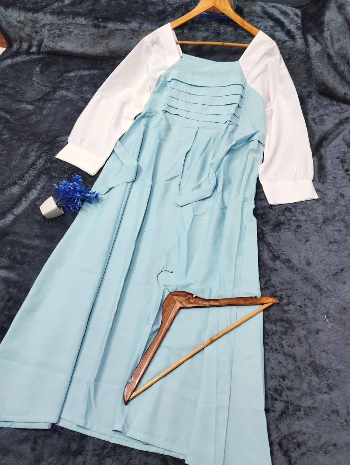 Platted Georgette Maxi
