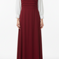 Platted Georgette Maxi