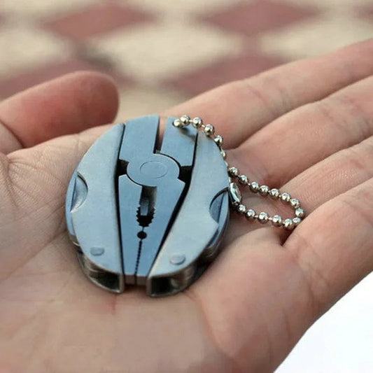 Pliers Knife Keychain