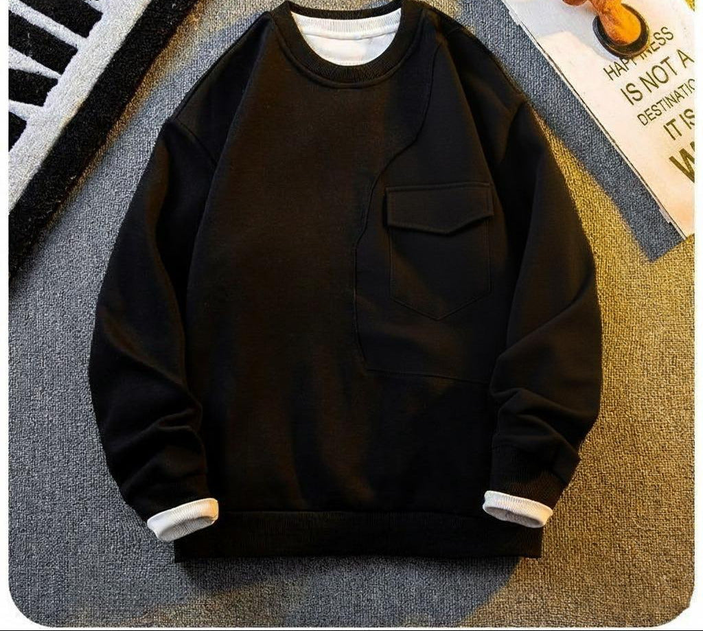 Pocket Style Sweat Shirt