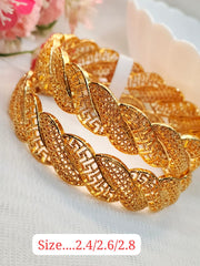 Golden & Silver Polish Bangle