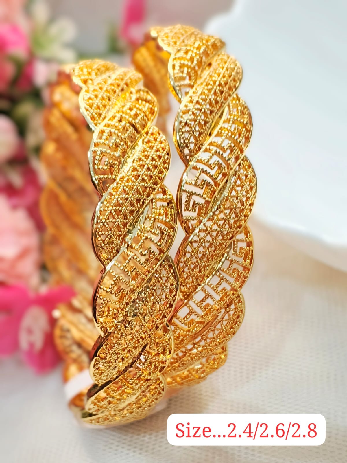 Golden & Silver Polish Bangle