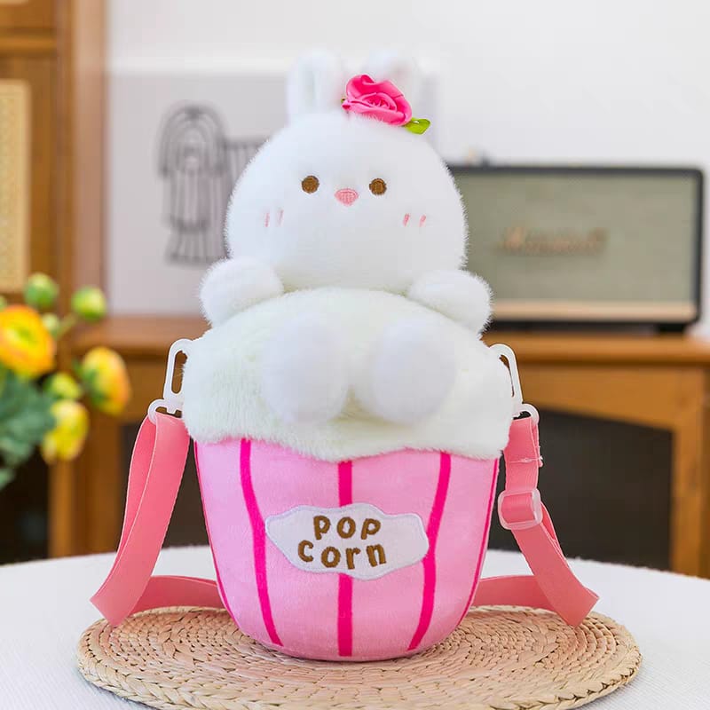Popcorn Teddy Bear Bag