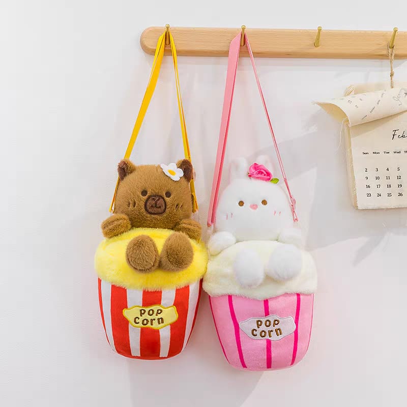 Popcorn Teddy Bear Bag