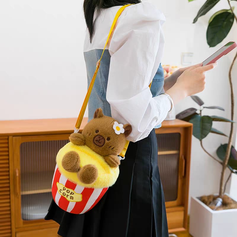Popcorn Teddy Bear Bag