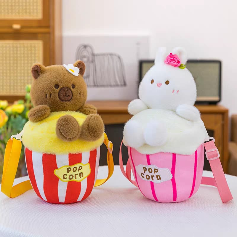 Popcorn Teddy Bear Bag