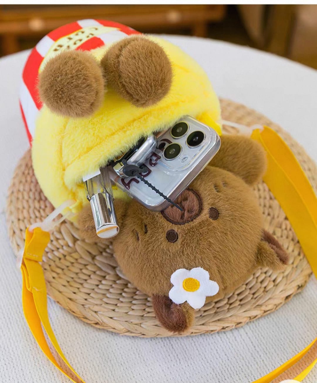 Popcorn Teddy Bear Bag