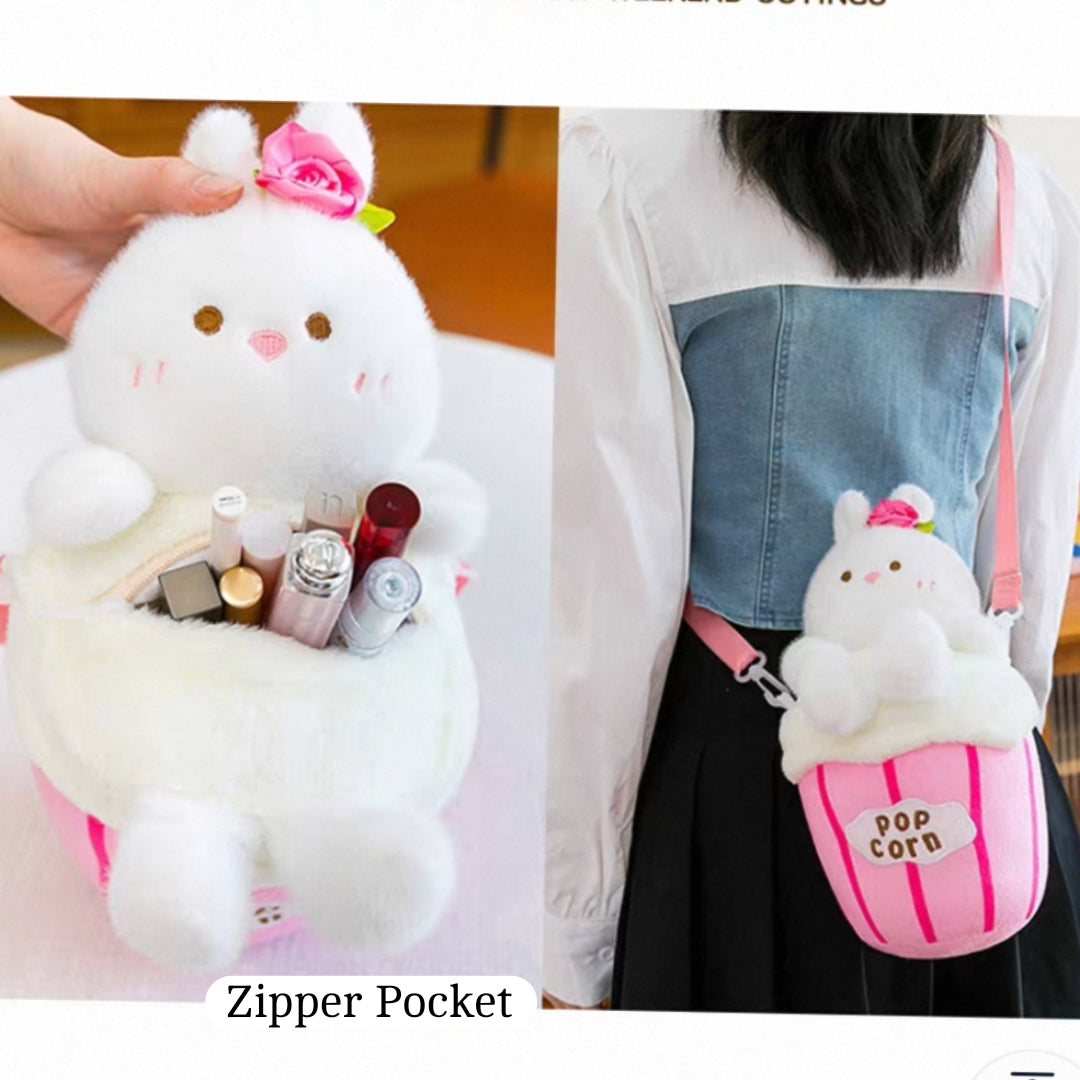 Popcorn Teddy Bear Bag