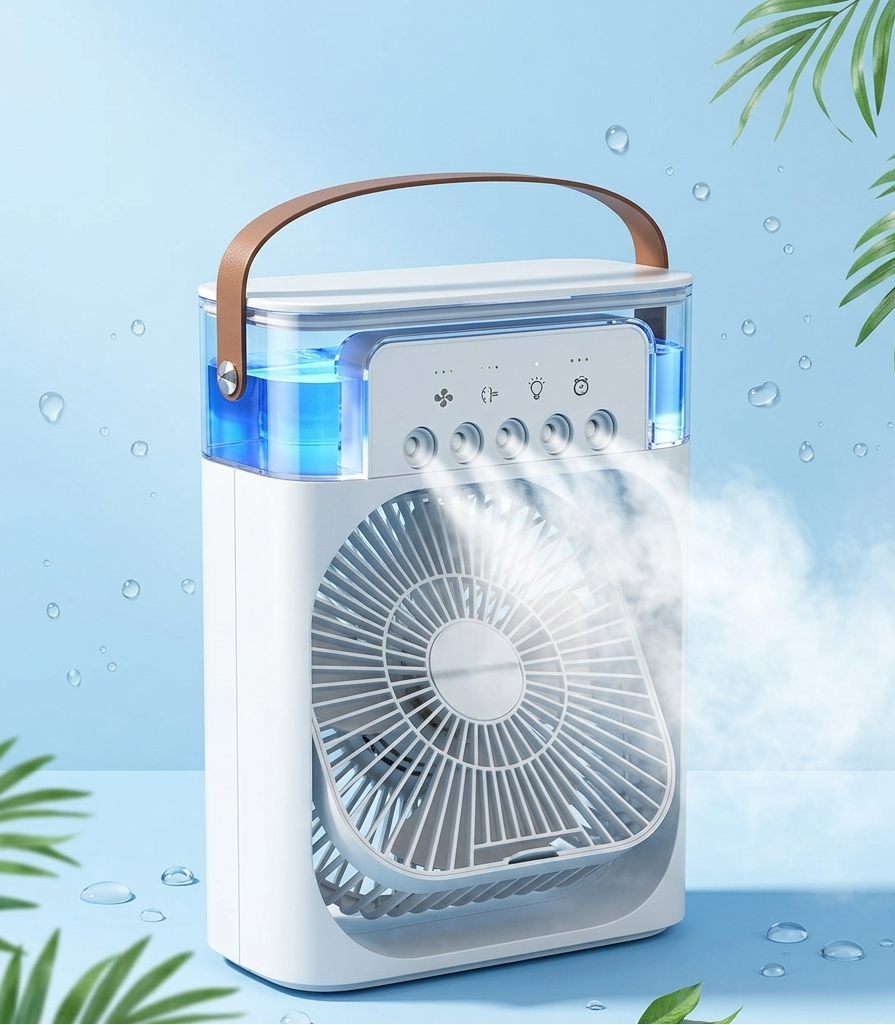 Portable Electric Water Mist Fan