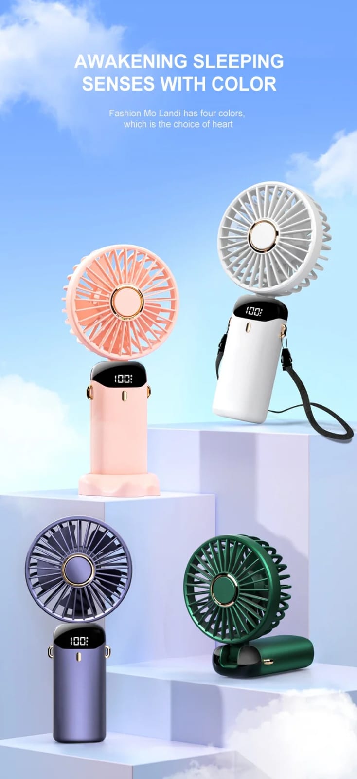 Portable Folding Fan