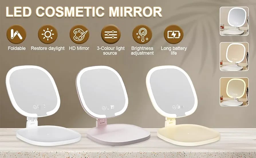 Portable Travel Mirror