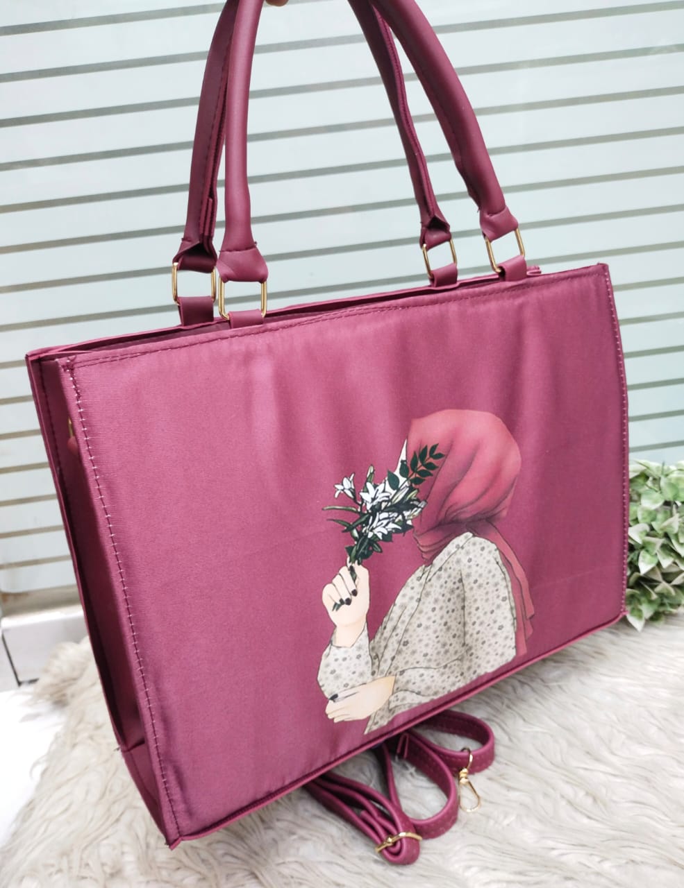 Printed Handbag