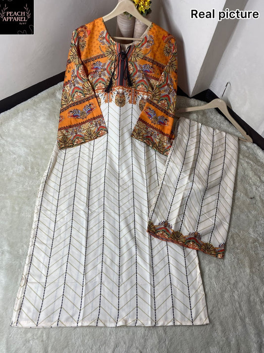 Printed Long kurta set