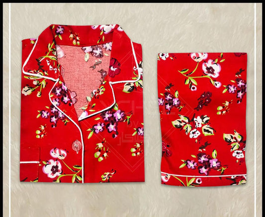 Printed Night Suit