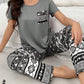 Printed Night Suit