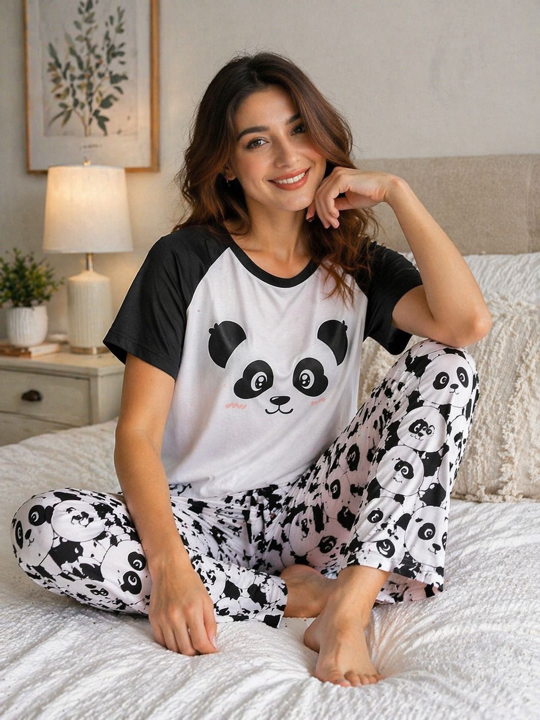 Printed Night Suit