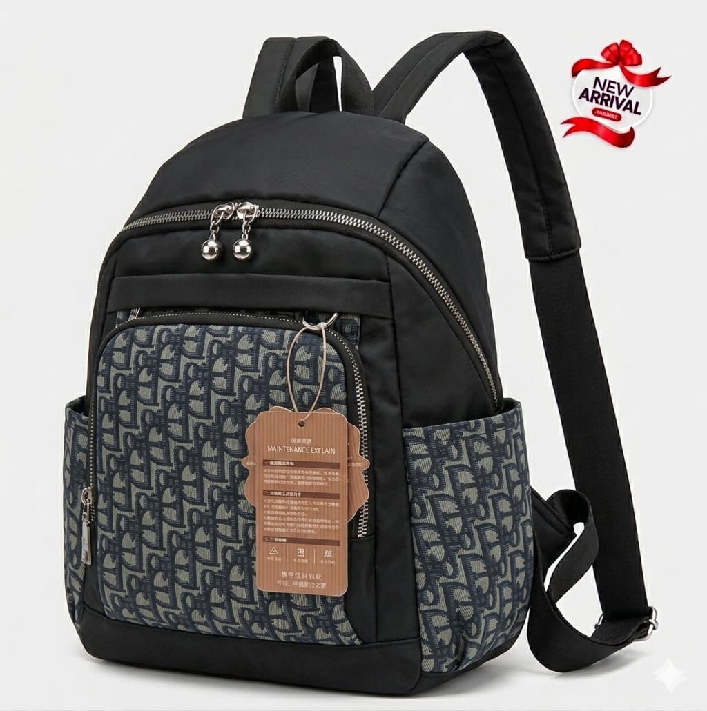 Printed Parachute Backpack