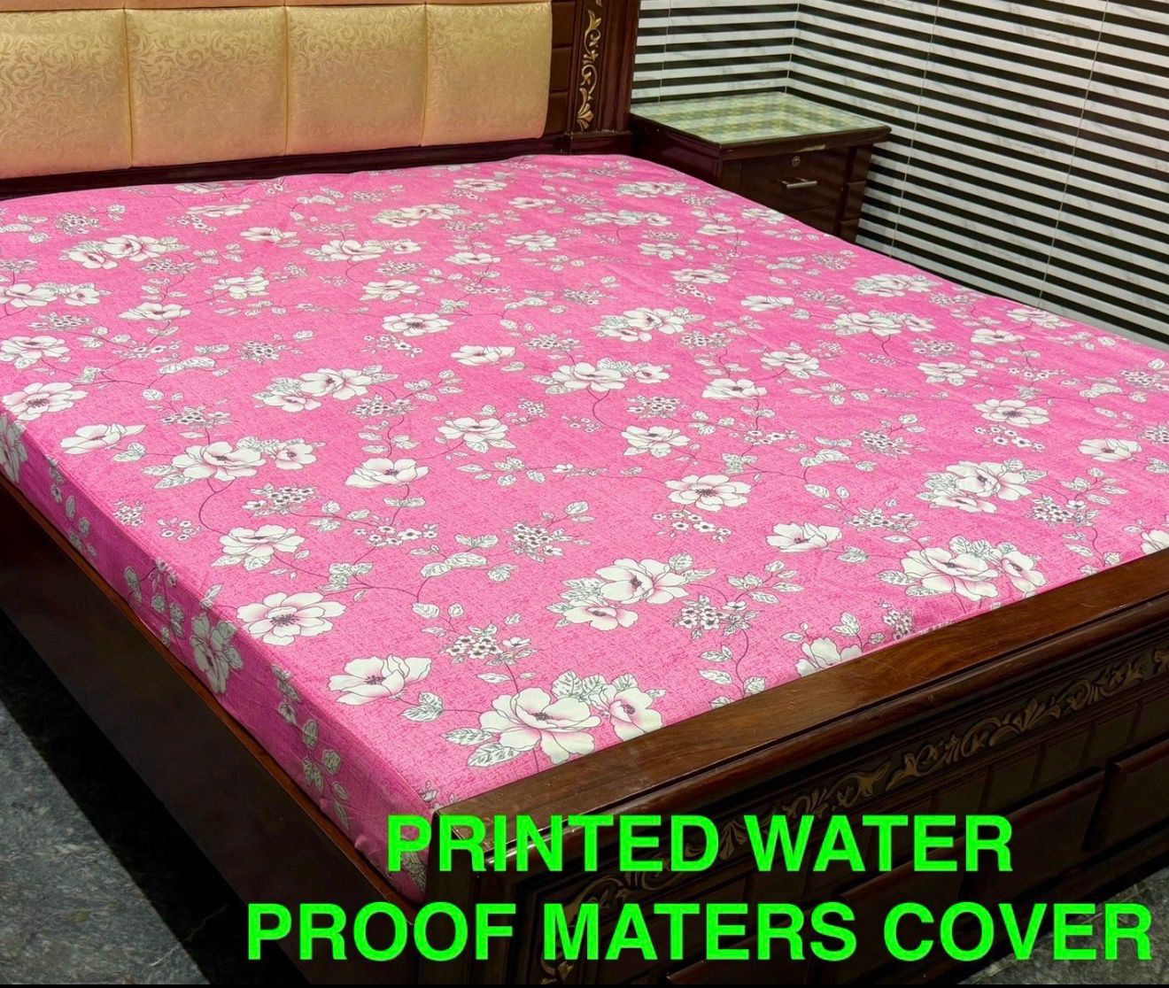 Printed Waterproof Mattress Cover