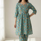 2Pc Printed Frock