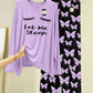 Purple-Night Suit