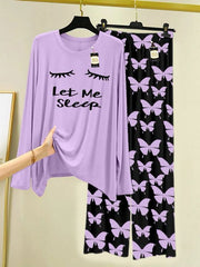 Purple-Night Suit