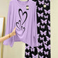 Purple-Night Suit