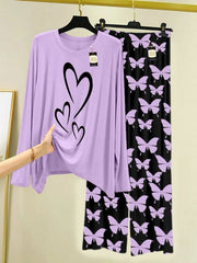 Purple-Night Suit