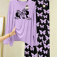 Purple-Night Suit