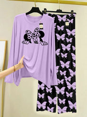 Purple-Night Suit