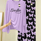 Purple-Night Suit
