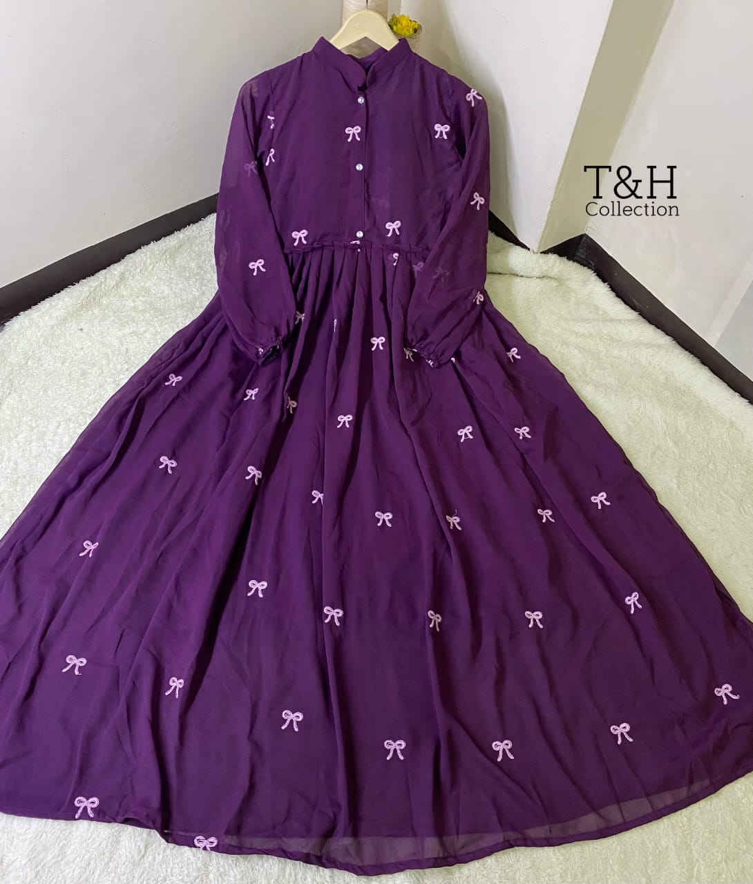 Long Embriodered maxi