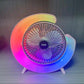 G Shape RGB Lightening Fan With 3 Speed Gear