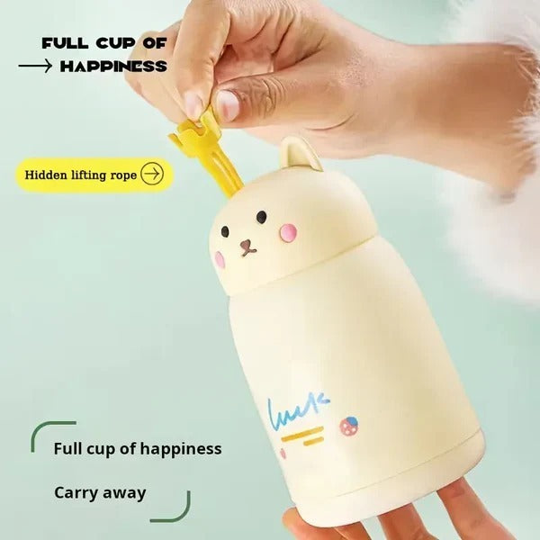 Rabbit Glass Water Bottle – 360ml