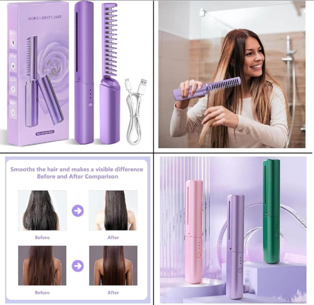 Rechargeable hair Comb