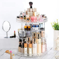 Rotating Cosmetics Storage Rack